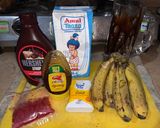 A picture of step 1 of Banana Shake.