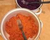 Lila és sárga batáta gnocchi recept fázis 3 fotója