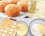 A picture of step 2 of QUICK & EASY CHEESE YOGURT MUFFIN - No Mixer, Super Moist.