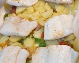 Foto del paso 2 de la receta Bacalao con cebolla caramelizada al horno