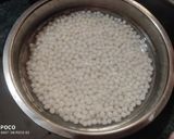 A picture of step 2 of Namkeen sabudana.