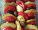 Pas rețetă Legume cu ciuperci la cuptor 2 fotografie