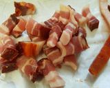 Foto del paso 2 de la receta Pechugas de pavo con tomate, beicon y aceitunas