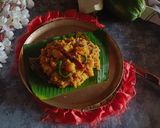 A picture of step 8 of Pepper Ghanto (Grated Green Papaya with Potato).