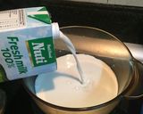 Hình bước làm 1 của món Sữa chua truyền thống