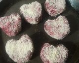 A picture of step 6 of Red Velvet heart cutlets.