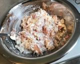 Une image de l'étape 3 de Tartinade à la ricotta, jambon blanc,épices et persil.