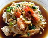 Foto langkah ke 9 dari resep Lontong mie Suroboyo.