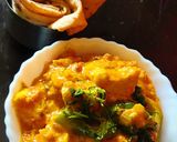 A picture of step 5 of Dahi Paneer.