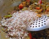 A picture of step 5 of Gavarachi Bhaji(Cluster beans Bhaji).