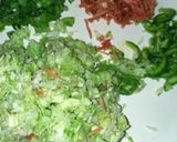 A picture of step 1 of Veg Manchurian gravy.