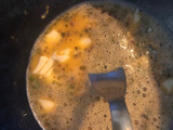 Revuelto de huevo con queso