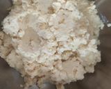 A picture of step 4 of Pita bread with falafel and tahini sauce.