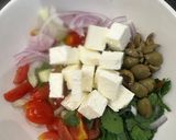 A picture of step 1 of Quick Greek Salad - Great Side or lunch or just because - ENJOY :P.