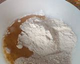 A picture of step 1 of Chapati dough.