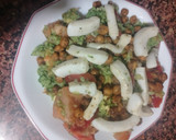 Foto del paso 4 de la receta: Ensalada de brócoli, calamares y garbanzos crujientes