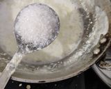 A picture of step 2 of Milk Curd Barfi.
