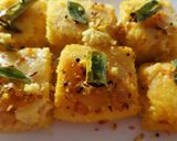 A picture of step 6 of Masala Instant Khaman.