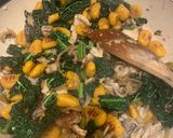 A picture of step 3 of Mushroom and calvolo nero gnocchi.