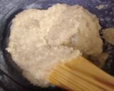 A picture of step 7 of Almond burfi.