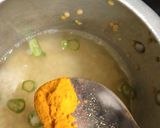 A picture of step 1 of Gujarati khatti meethi dal.