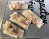 Une image de l'étape 9 de Croustillants de bricks aux dattes, amandes et miel.