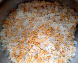 A picture of step 4 of Turnip sambar rice.