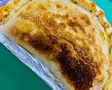 Foto del paso 10 de la receta: 🥟CALZONE🥟 DE PUERROS 🧀QUESO🧀 Y 🍖 JAMÓN🍖 (masa casera) 😋