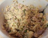 A picture of step 3 of Brad's baked potato salad.