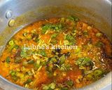 A picture of step 6 of Moong and Masoor Daal: (Red & Yellow lentil).