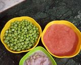 A picture of step 1 of Creamy Matar Paneer.