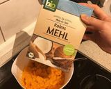 Hình bước làm 2 của món Bí đỏ kén