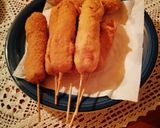 Foto del paso 4 de la receta: Banderitas de vienesas ❤️