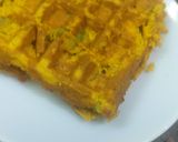 A picture of step 7 of Savoury Waffles Pudla Waffles.