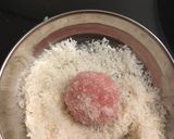 A picture of step 8 of Instant Coconut Laddoo without condensed milk.