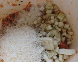 Sajtos-zöldfűszeres-padlizsános pulykafasírt (air fryerben) recept fázis 1 fotója