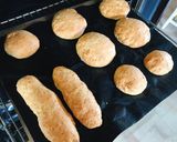 A picture of step 5 of Fluffy No-Yeast Rolls.