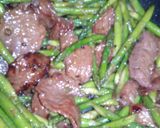 Foto del paso 3 de la receta: Espárragos Salteados con Ternera