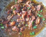 Foto langkah ke 5 dari resep Cumi Asin Pedas.