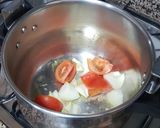 Foto del paso 1 de la receta Potaje de garbanzos con buñuelos de bacalao