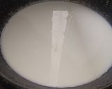 A picture of step 1 of Rose burfi.