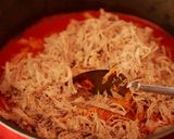 A picture of step 5 of Shredded Beef Tostadas.