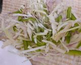 A picture of step 1 of Vegan's Cabbage Omelette.