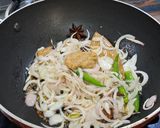 A picture of step 4 of Telangana Style Bagara Quinoa.