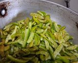 A picture of step 3 of Tindora masala.