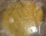 A picture of step 1 of Masala macaroni.