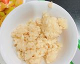 Hình bước làm 1 của món Cháo nấm hầm sen