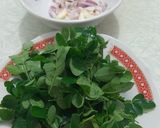 Foto langkah ke 1 dari resep Tumis Daun Kelor Kembang Tahu.