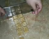 A picture of step 3 of Sesame chikki.