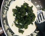 A picture of step 6 of Creamed spinach.
